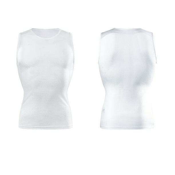 Mens Mesh Base Layer Long Sleeve Cycling Undershirt